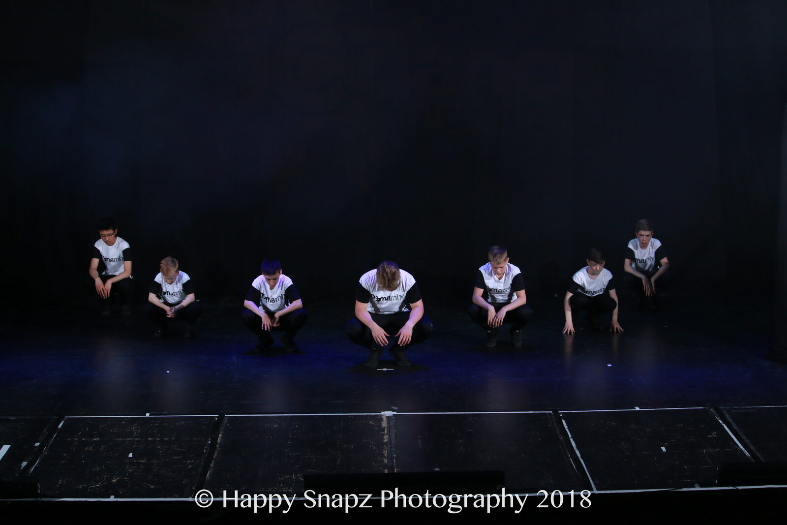 Dynamix crew mid-routine
