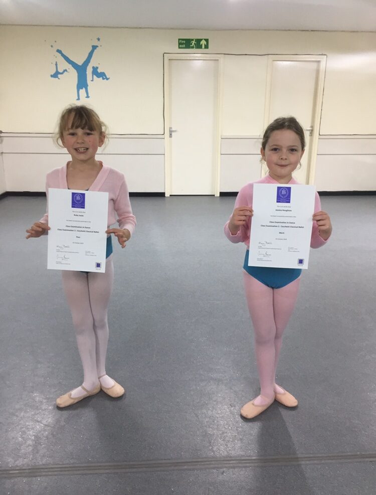 Standard 2 ballet exam group